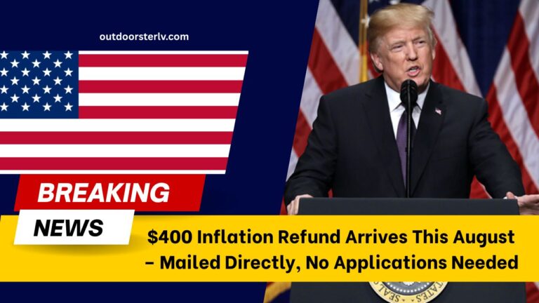 $400 Inflation Refund Arrives This August – Mailed Directly, No Applications Needed