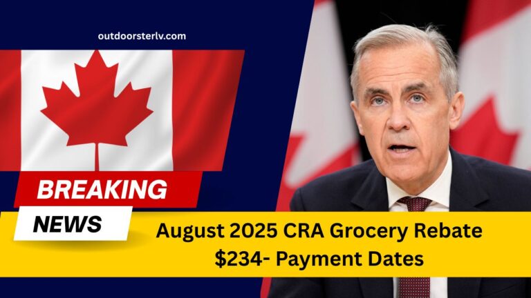 August 2025 CRA Grocery Rebate $234- Payment Dates & Full Eligibility Guide