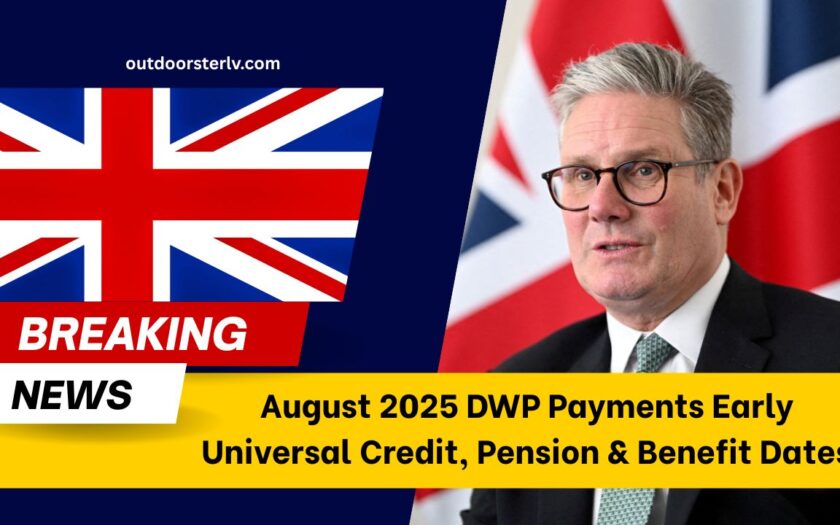 August 2025 DWP Payments Early Universal Credit, Pension & Benefit Dates