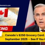 Canada’s $250 Grocery Card Arrives September 2025 – See If You Qualify