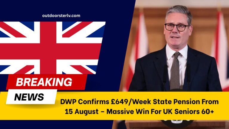 DWP Confirms £649/Week State Pension From 15 August – Massive Win For UK Seniors 60+